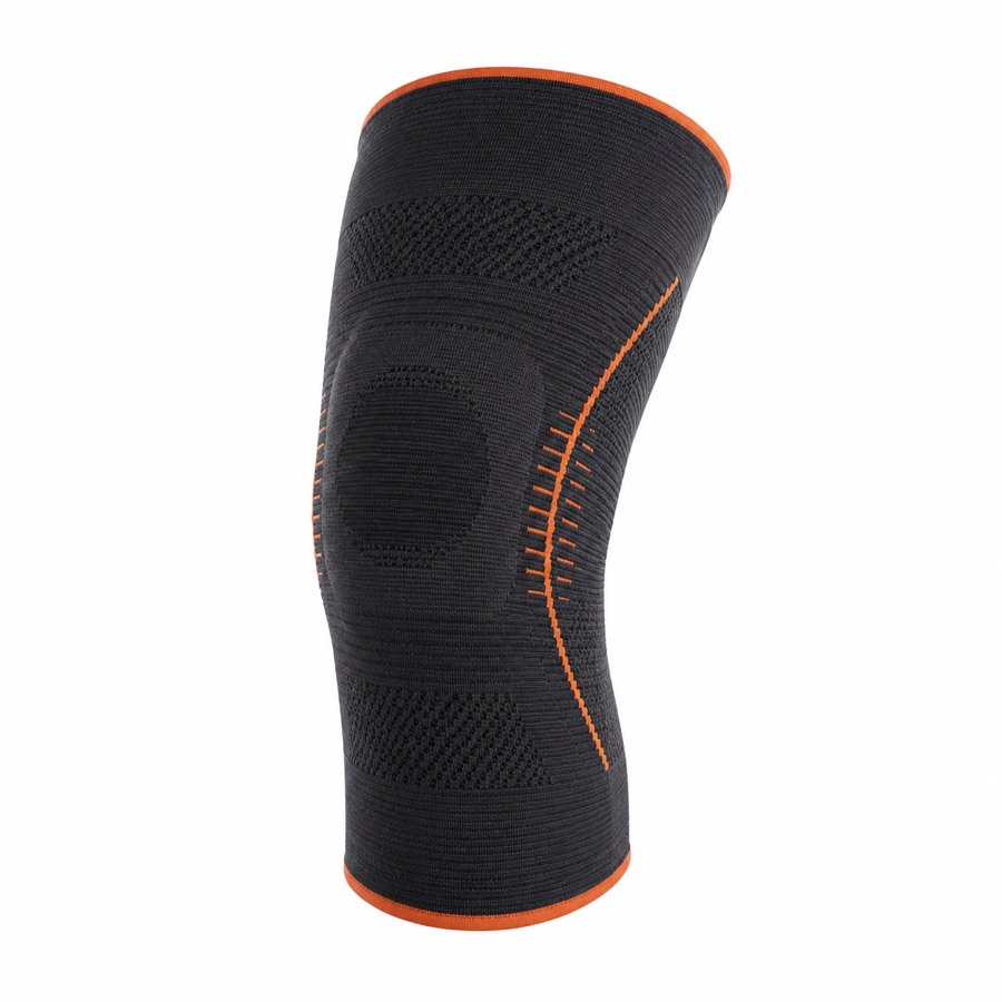 RodillaFirme Activa, rodillera con detalles naranja